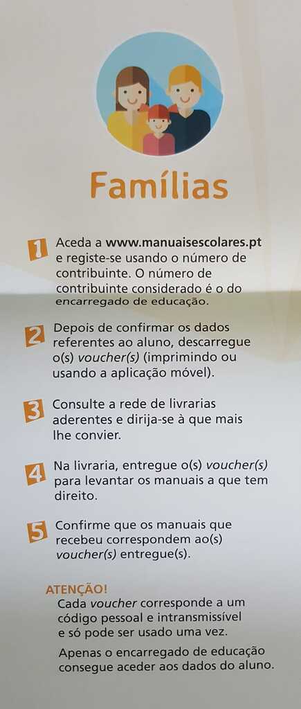 manuais escolares familia