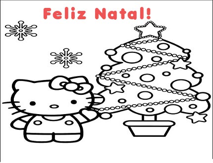 Feliz Natal com a Hello Kitty!